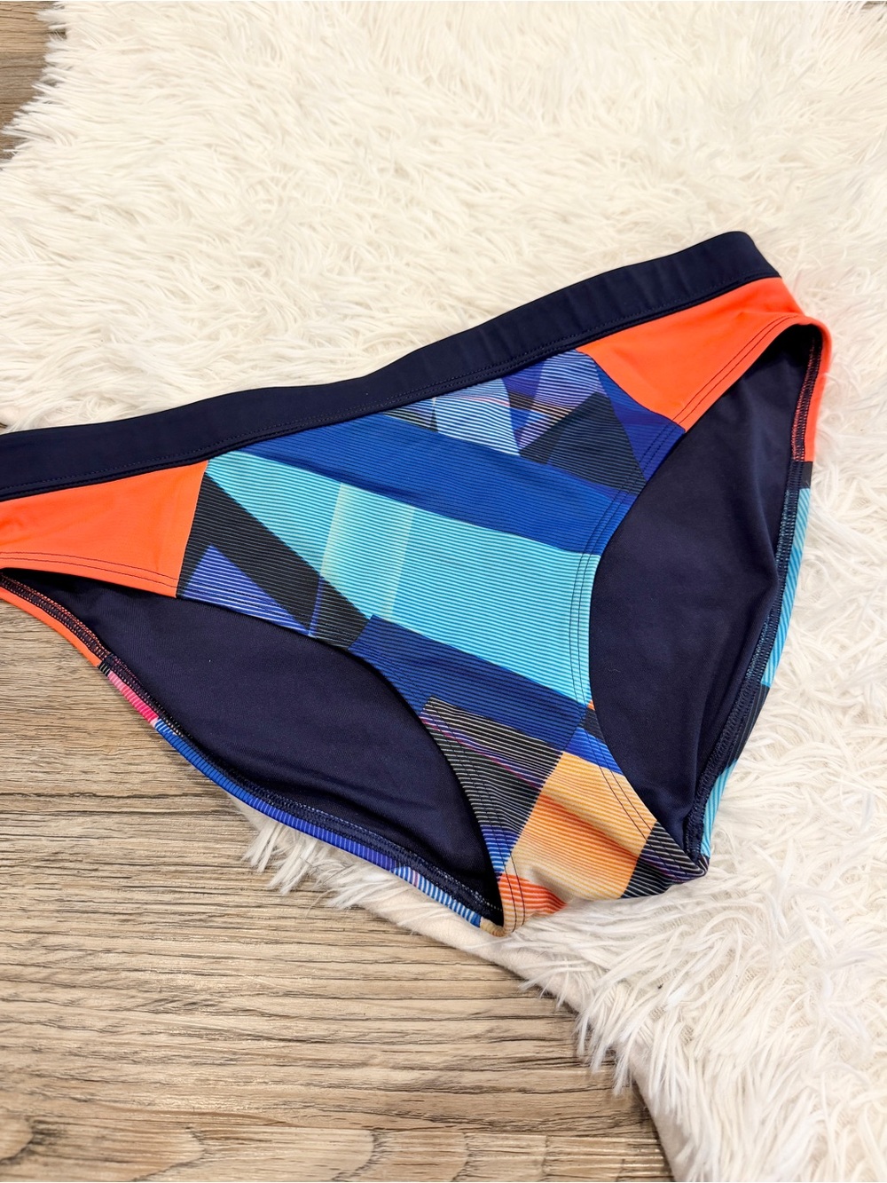 Athleta Swim Bottom Bikini Geometric Medium